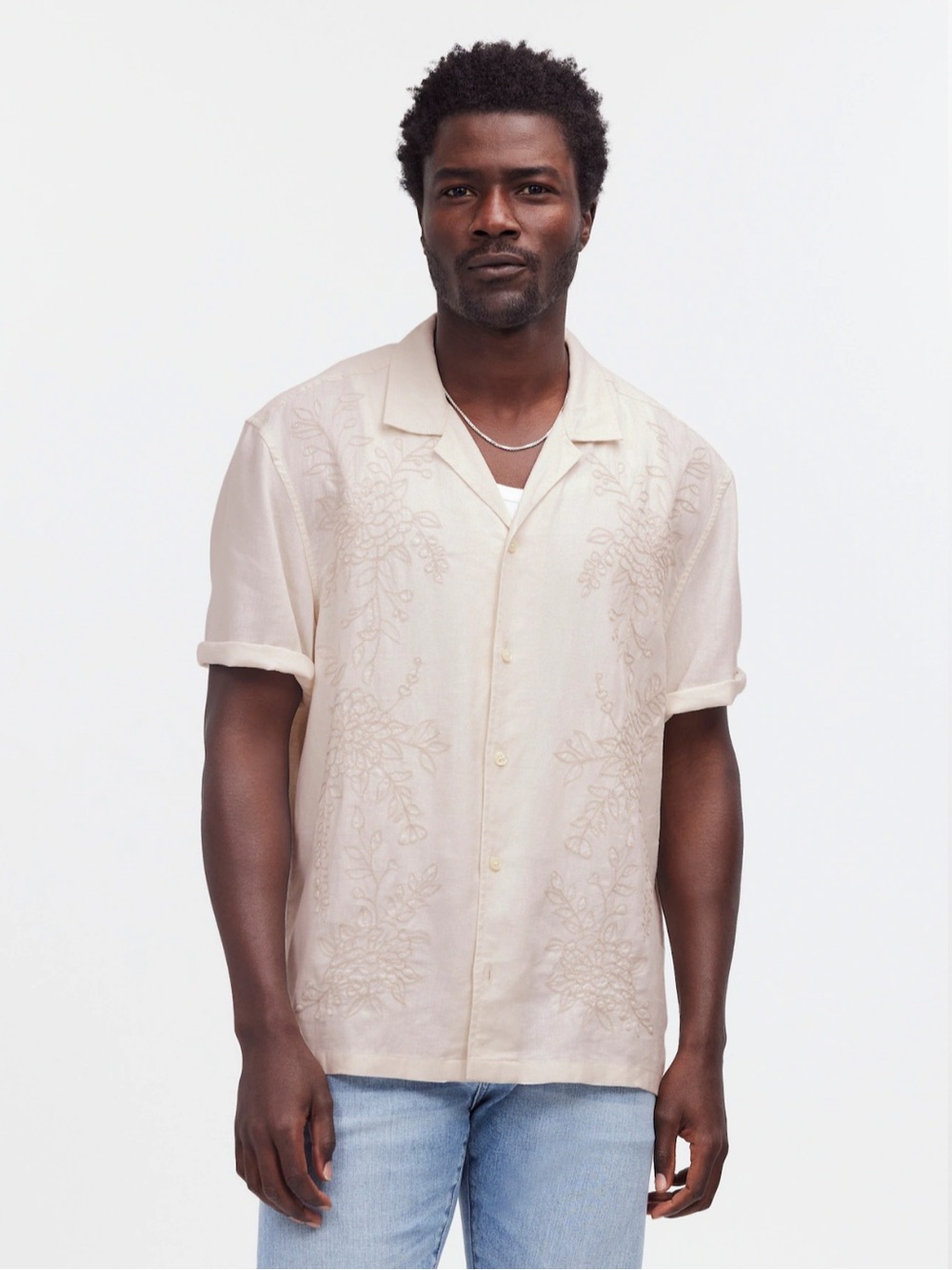 Madewell Shirt S Camp Ivory